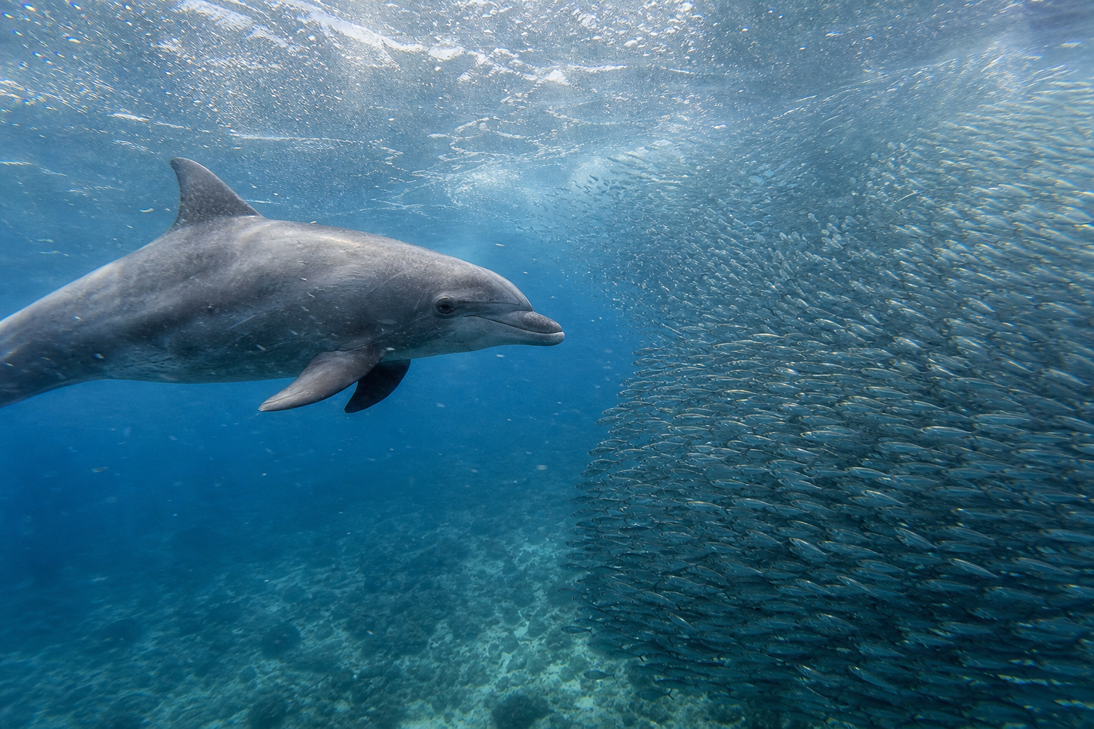 Que mangent les dauphins selon leur habitat et leur saison ?