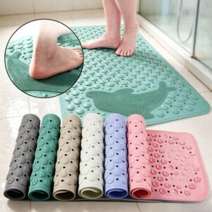 Tapis de bain dauphin relief 35 × 70 cm