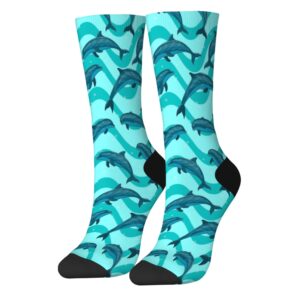 Chaussettes Dauphin Vagues Turquoise