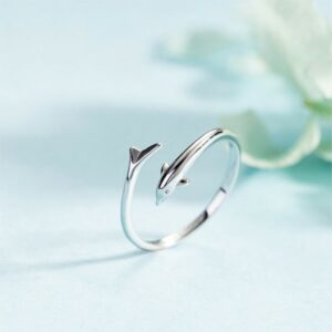 Bague dauphin 925 silhouette élancée