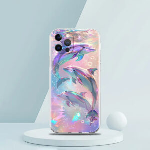 Coque Dauphin TPU Océan Irisé