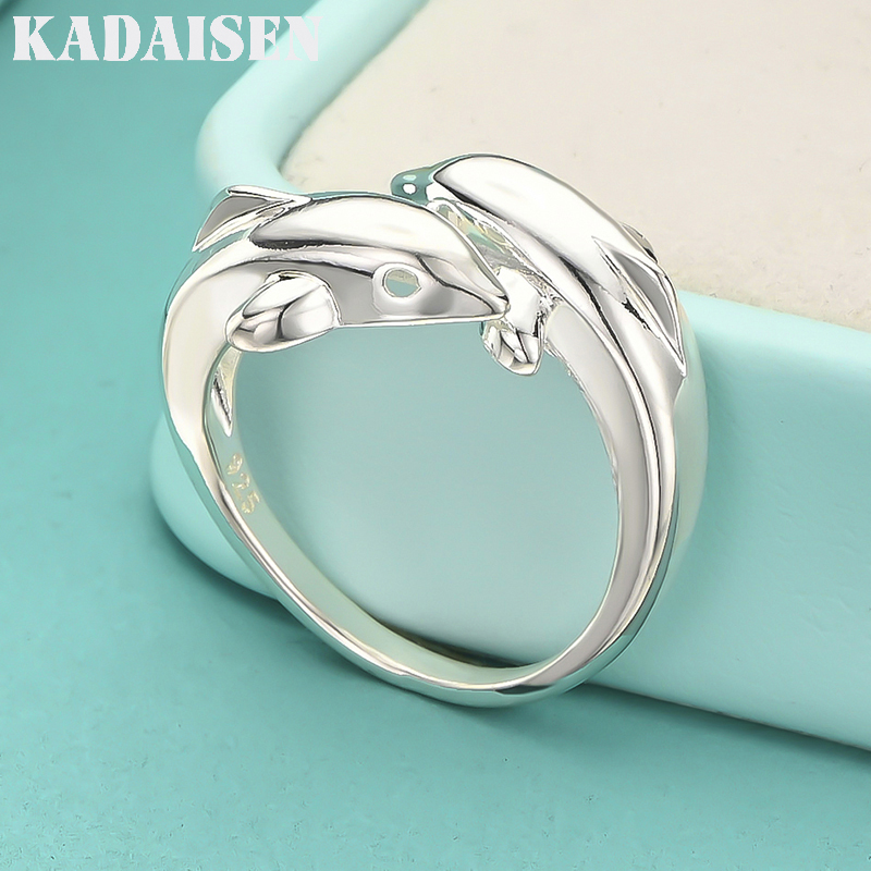 Bague Dauphin Argent Sterling 925 Simple