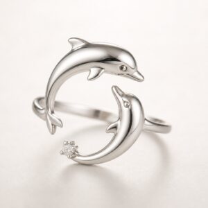 Bague dauphin classique 925