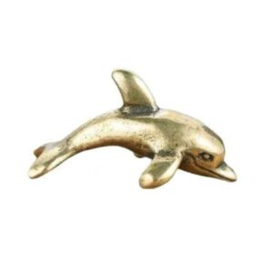 Figurine Dauphin Mini en Laiton