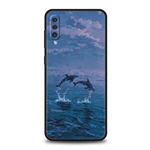 Coque Samsung Galaxy A52 5G Dauphins Océan