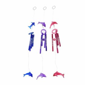 Carillon Dauphin Cristal Trois Couleurs
