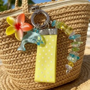 Porte-clés Dauphin Floral Lagon