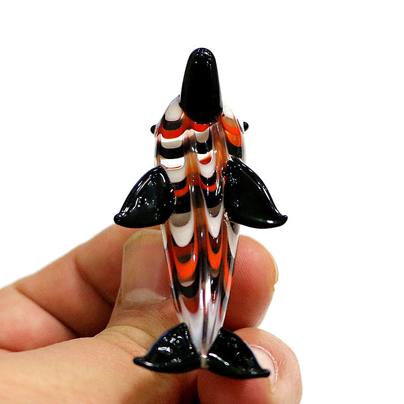 Mini dauphin en verre pour aquarium décoratif – Image 5