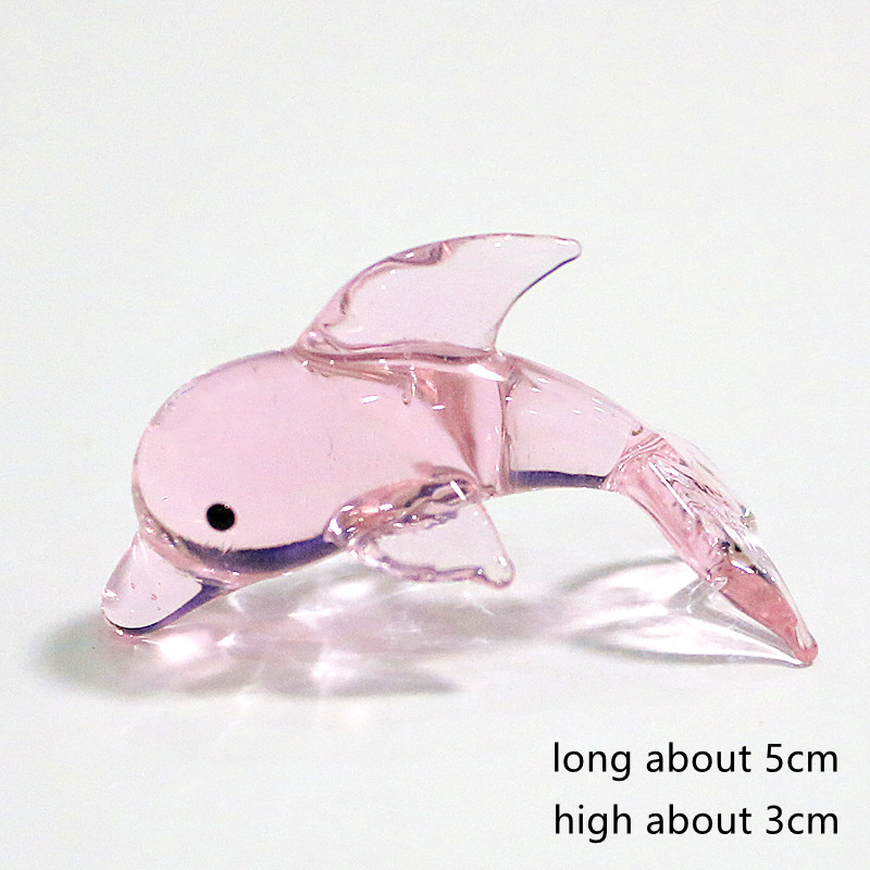 Mini dauphin en verre pour aquarium décoratif – Image 6