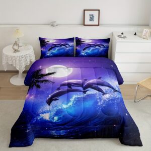 Parure de Lit Dauphins Nuit EU Single