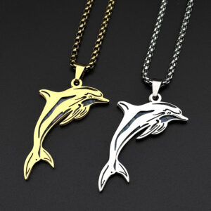 Collier dauphins saut effet abalone