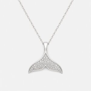 Collier queue de dauphin argent 925