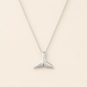 Collier queue de dauphin argent