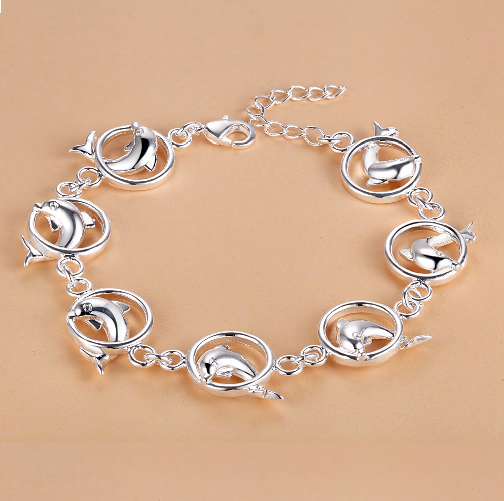 Bracelet Dauphin Argent 925 Classique